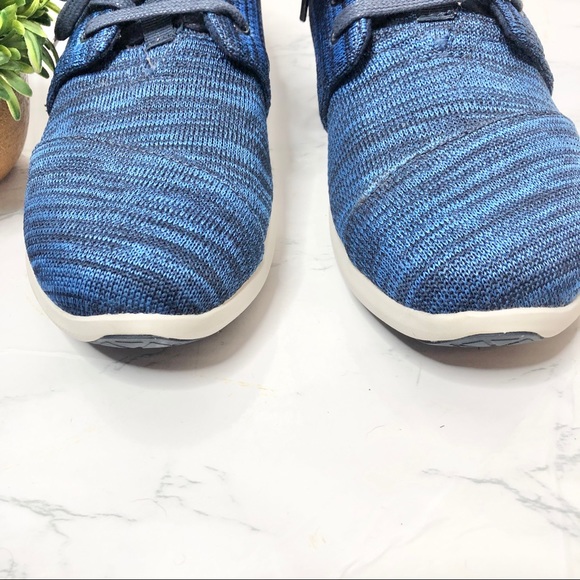 Tom’s lace up sneakers, classic knit marbeled blue - Picture 5 of 8